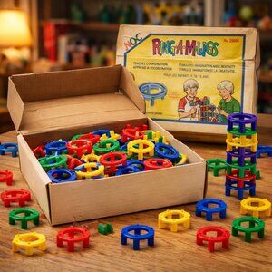 Vintage Ring-A-Ma-Gigs Construction Toy – HDC Industries Canada (No. 249S)